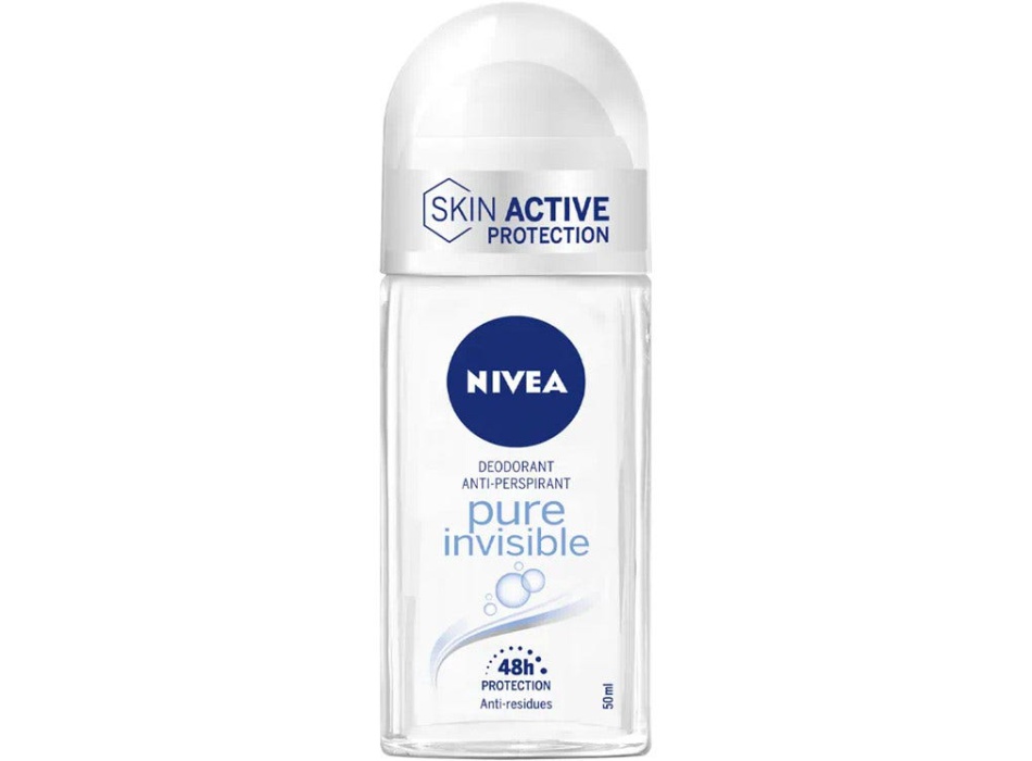 Nivea Deodorante Pure Invisible Roll-On 50ml Bestbody.it