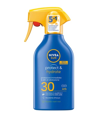 Nivea Sun Protect & Hydrate Spray Solare SPF 30 Maxi Formato 270ml Bestbody.it