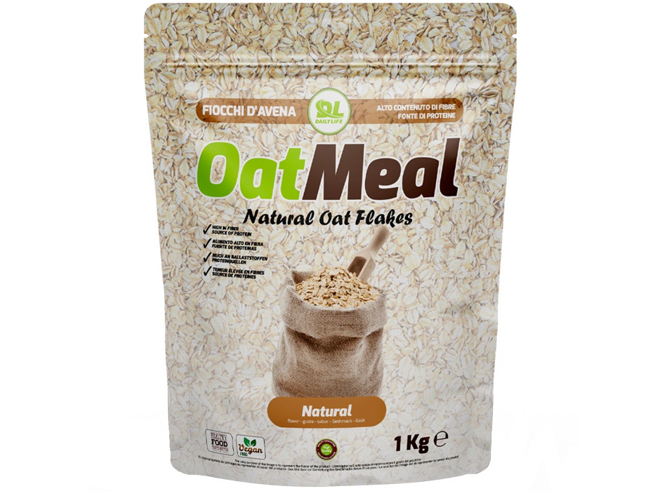 OatMeal Natural Flakes (1000g) Bestbody.it