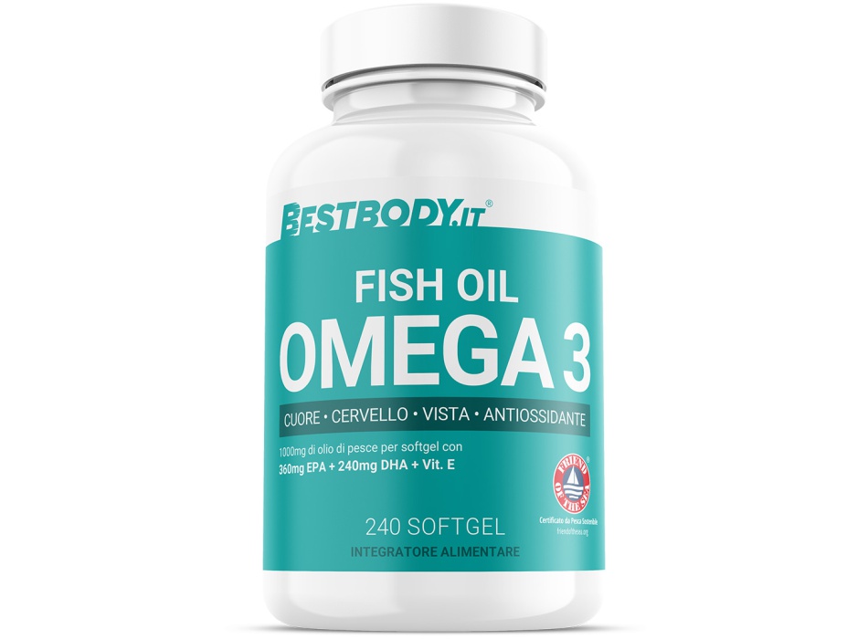 Omega 3 Fish Oil (240cps) Bestbody.it