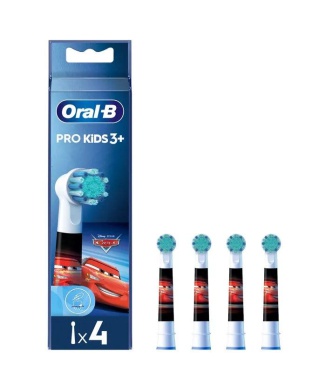 Oral-B Testine Di Ricambio Pro Kids Con Disney Cars o Principesse 4 Pezzi Bestbody.it