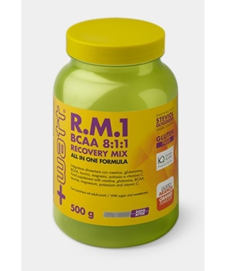 R.M.1 BCAA Recovery Mix All In One Formula 500g Gusto Arancia Bestbody.it