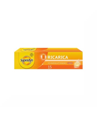 Supradyn Ricarica Integratore Vitamine e Sali Minerali 15 Compresse Effervescenti Bestbody.it