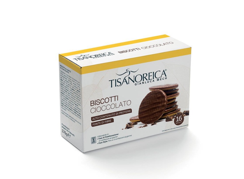 Tisanoreica Biscotti Cioccolato 16x11g Bestbody.it
