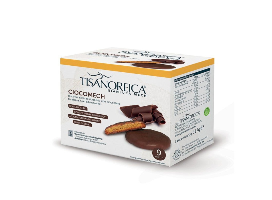 Tisanoreica Ciocomech Cacao 9 Biscotti Bestbody.it