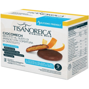 Tisanoreica Ciocomech Glycemic Friendly Biscotto Arancio 9x13g Bestbody.it