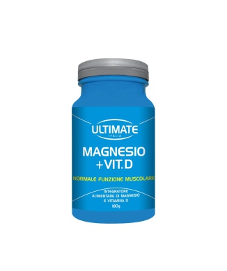 Ultimate Magnesio+ Vitamina D 180g Bestbody.it