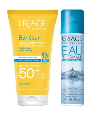 Uriage Bariesun SPF50+ Crema Solare Idratante 50ml + Eau Thermale Spray 50ml Bestbody.it