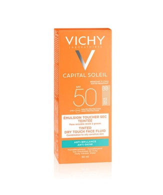 Vichy Capital Soleil BB Emulsione Colorata Effetto Asciutto E Mat SPF 50 50ml Bestbody.it