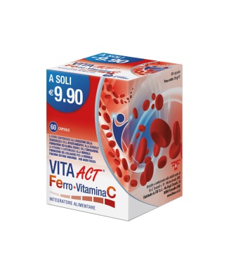 Vita Act Ferro + Vitamina C 60 Capsule Bestbody.it
