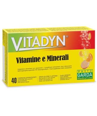 Vitadyn Vitamine/Minerali 40 Compresse Effervescenti 2 Tubi Bestbody.it