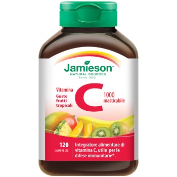 Vitamina C 1000 Masticabile (120cpr) Bestbody.it