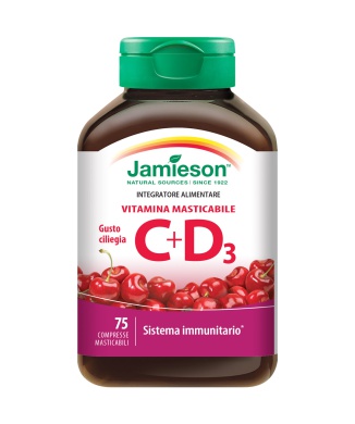 Vitamina C+D3 masticabile (75cpr) Bestbody.it