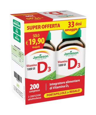 Vitamina D 1000 Duo Pack (2x100cps) Bestbody.it