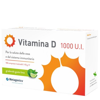 Vitamina D 1000 U.I (168cpr) Bestbody.it