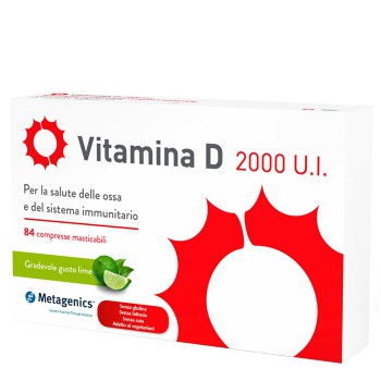 Vitamina D 2000 U.I (84cpr) Bestbody.it