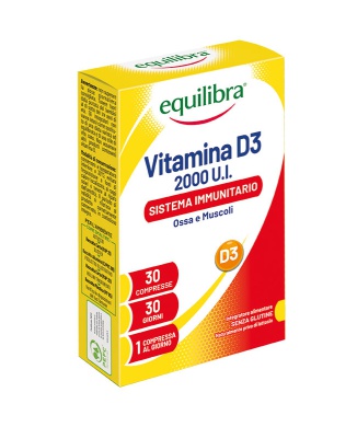 Vitamina D3 2000 U.I (30cpr) Bestbody.it