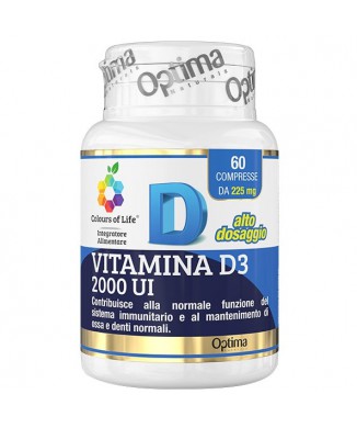 Vitamina D3 2000 U.I (60cpr) Bestbody.it