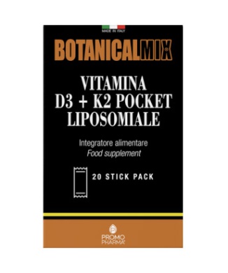Vitamina D3 + K2 Pocket (30x1g) Bestbody.it