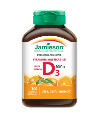 Vitamina D3 masticabile (100cpr) Bestbody.it