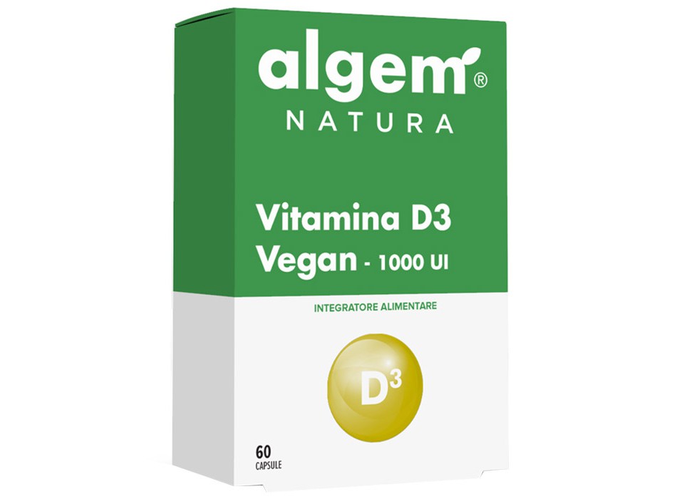 Vitamina D3 vegan capsule 1000 UI (60cps) Bestbody.it
