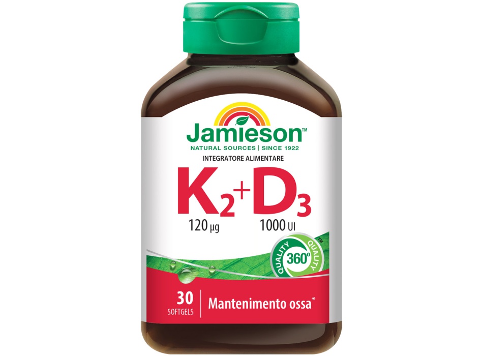 Vitamina K2+D3 (30cps) Bestbody.it