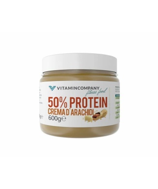 Vitamincompany 50% Crema di Arachidi Proteica Smooth 600g Bestbody.it