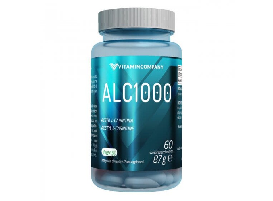 Vitamincompany Acetil L-Carnitina 1000 60 Compresse Bestbody.it