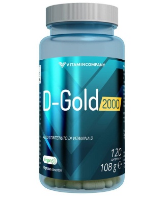 Vitamincompany Vitamina D Gold 2000 UI 120 Compresse Bestbody.it