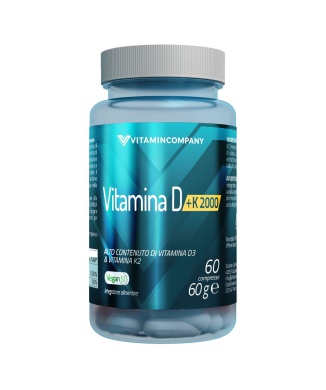 Vitamincompany Vitamina D + K 2000 60 Compresse Bestbody.it