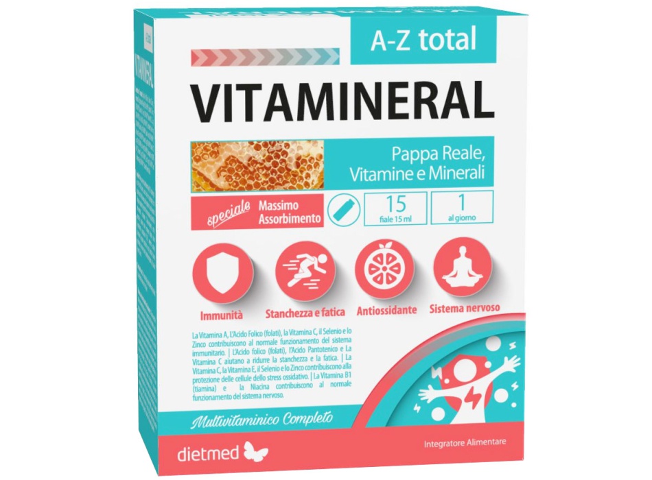 Vitamineral A-Z total (15x15ml) Bestbody.it