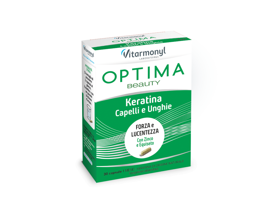 Vitarmonyl Optima Beauty Capelli & Unghie Keratina 30 Capsule Bestbody.it