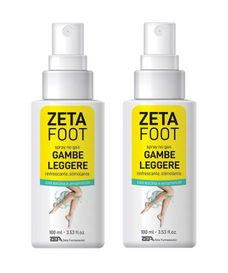 Zeta Foot Abbinata Spray Gambe 2x100ml Bestbody.it